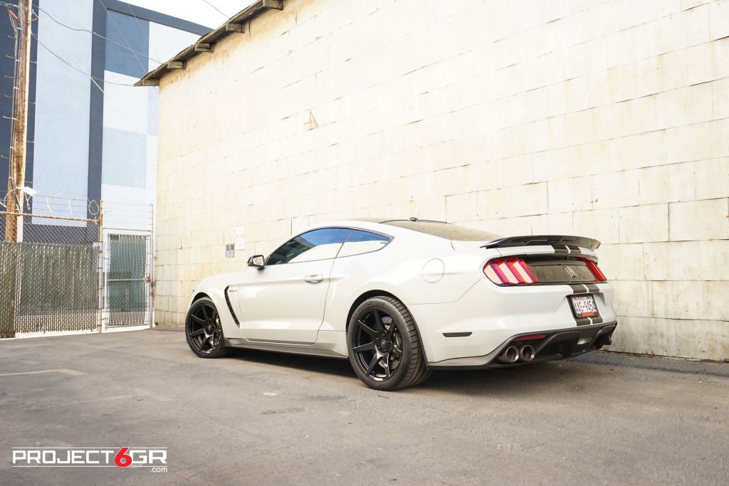 mustang project with new wheels