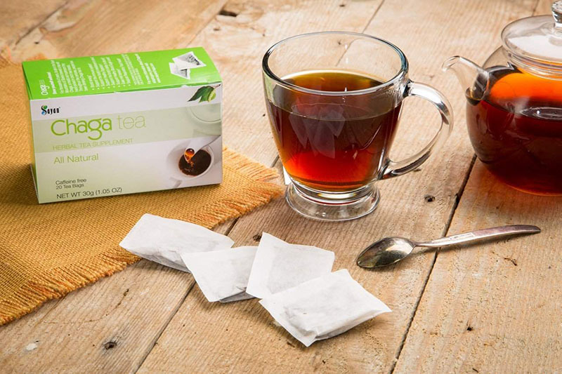 with Chaga tea benefits