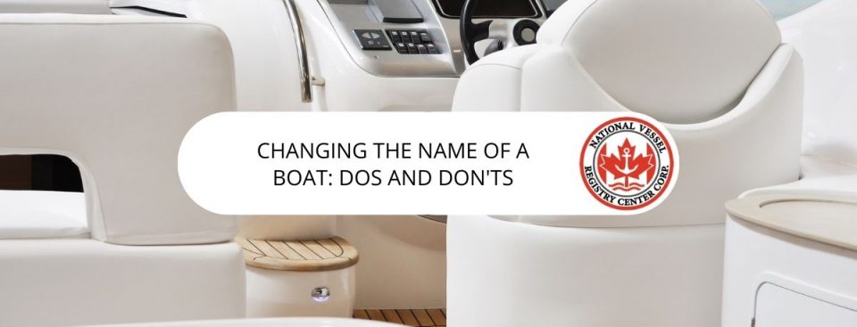 Changing the Name of a Boat